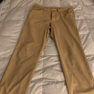 Lululemon ABC Pants Tan just like new very gently worn!